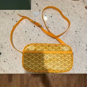 Yellow Goyard Cap-Vert bag